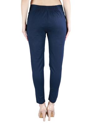 button detail solid trouser - 17550499 - Standard Image - 3