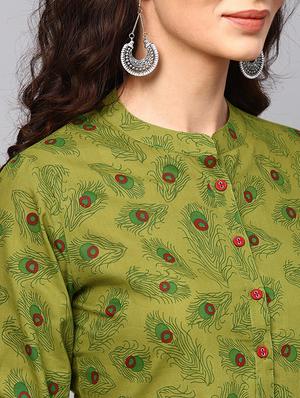 mandarin neck a-line tunic - 17550637 - Standard Image - 5