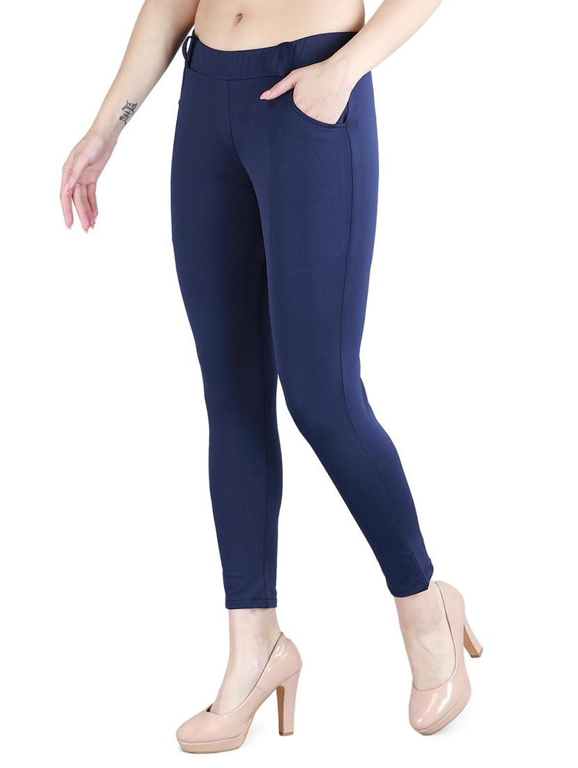 mid rise ankle length jeggings - 17550648 - Zoom Image - 2