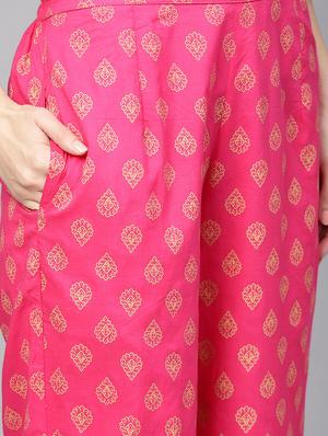 printed kurta salwar set - 17550663 - Standard Image - 6