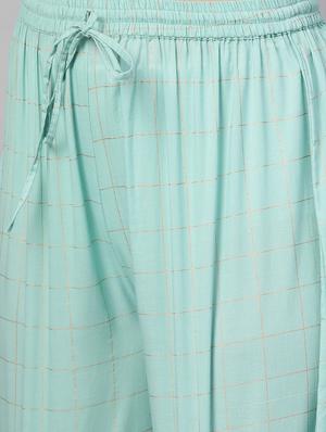 printed kurta palazzo set - 17550664 - Standard Image - 6