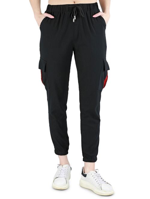drawstring waist joggers - 17550669 - Standard Image - 1