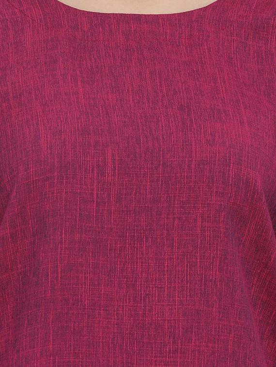 bell sleeved solid top - 17550684 - Zoom Image - 4