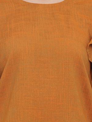 bell sleeved solid top - 17550685 - Standard Image - 4