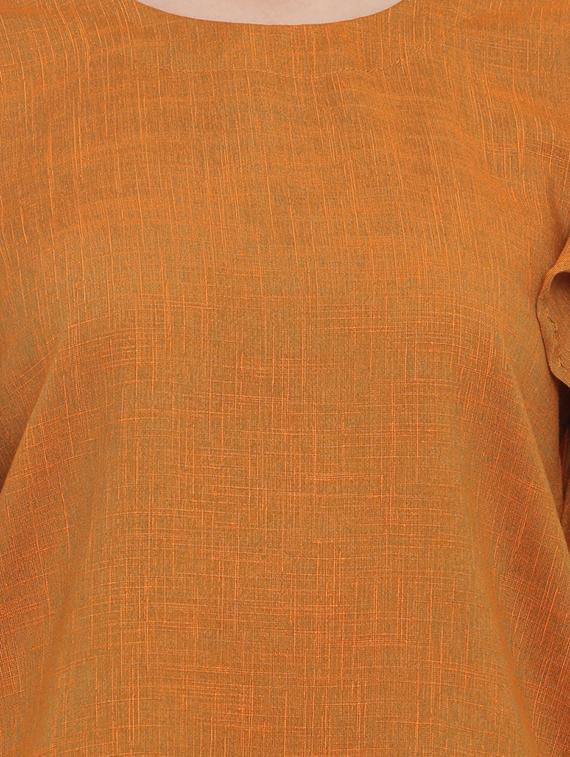 bell sleeved solid top - 17550685 - Zoom Image - 4