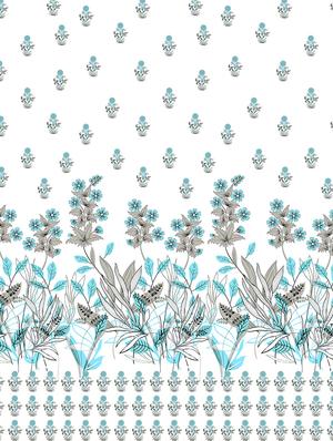 shades of shraddha double bedsheet set super king size 300 tc 100% cotton blue colour - 17550726 - Standard Image - 4