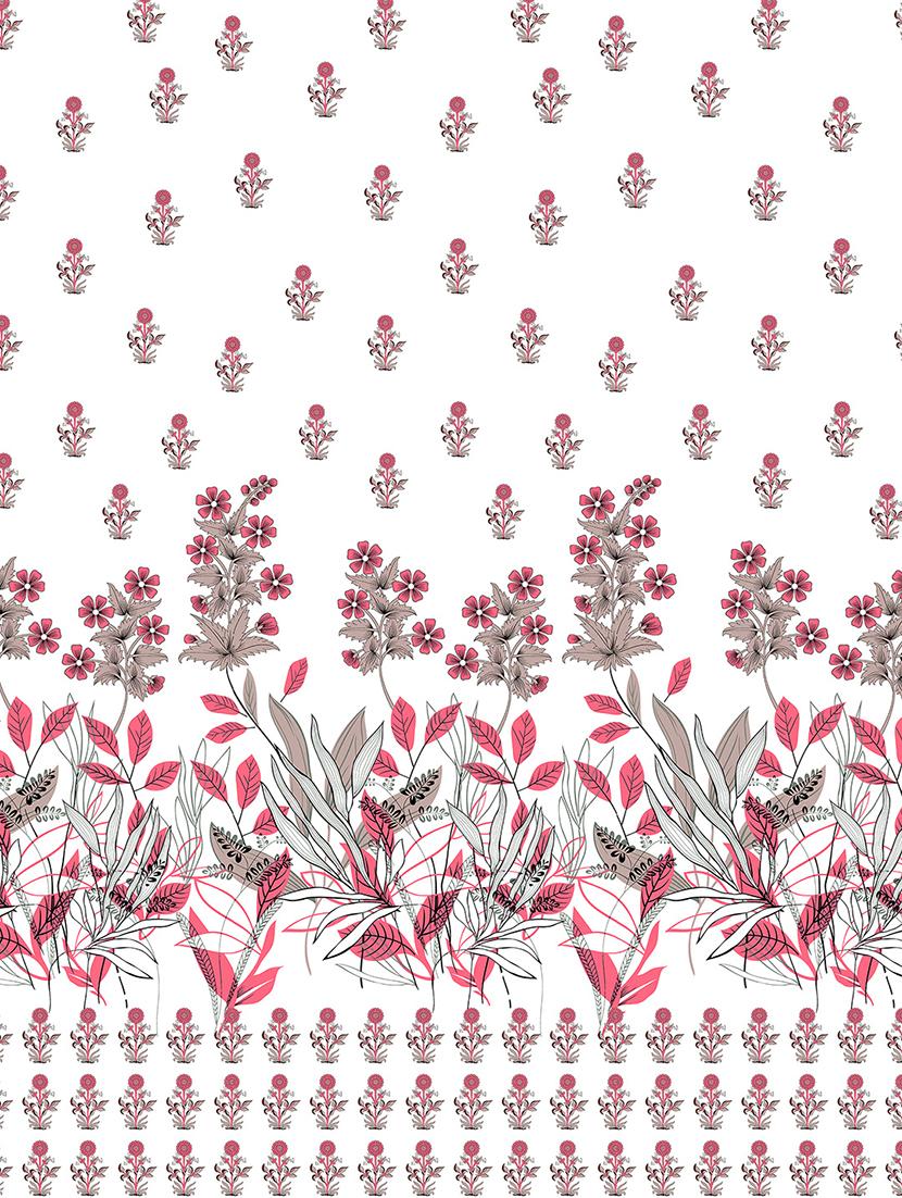 shades of shraddha double bedsheet set super king size 300 tc 100% cotton red colour - 17550727 - Zoom Image - 4