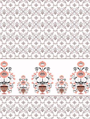 shades of shraddha double bedsheet set super king size 300 tc 100% cotton peach colour - 17550737 - Standard Image - 4