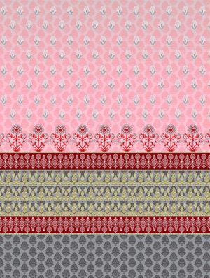 shades of shraddha double bedsheet set super king size 300 tc 100% cotton pink colour - 17550740 - Standard Image - 4