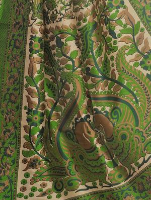 floral printed saree with blouse - 17550901 - Standard Image - 3