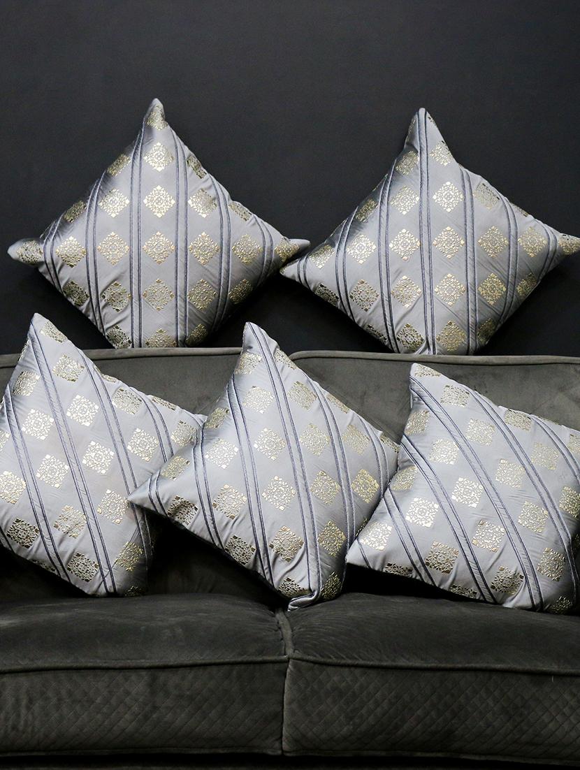 florida designer jacquard large pillow cover (beige, 40x40 cm) - 17551119 - Zoom Image - 1