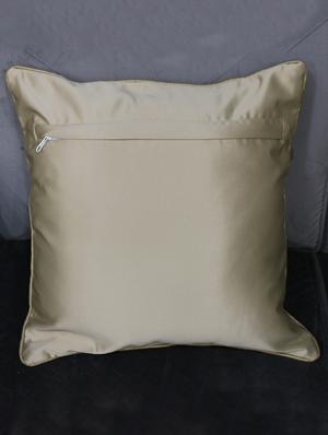 florida designer jacquard large pillow cover (beige, 40x40 cm) - 17551126 - Standard Image - 2