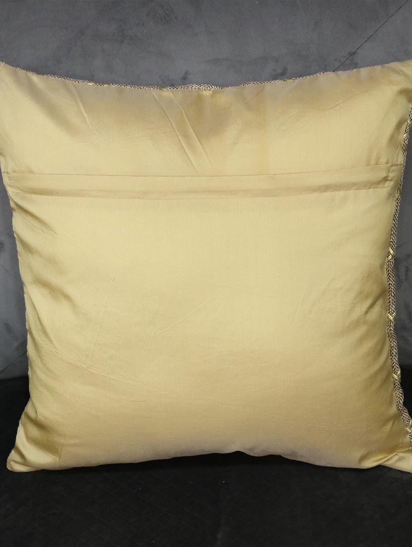 florida designer jacquard large pillow cover (beige, 40x40 cm) - 17551132 - Zoom Image - 2