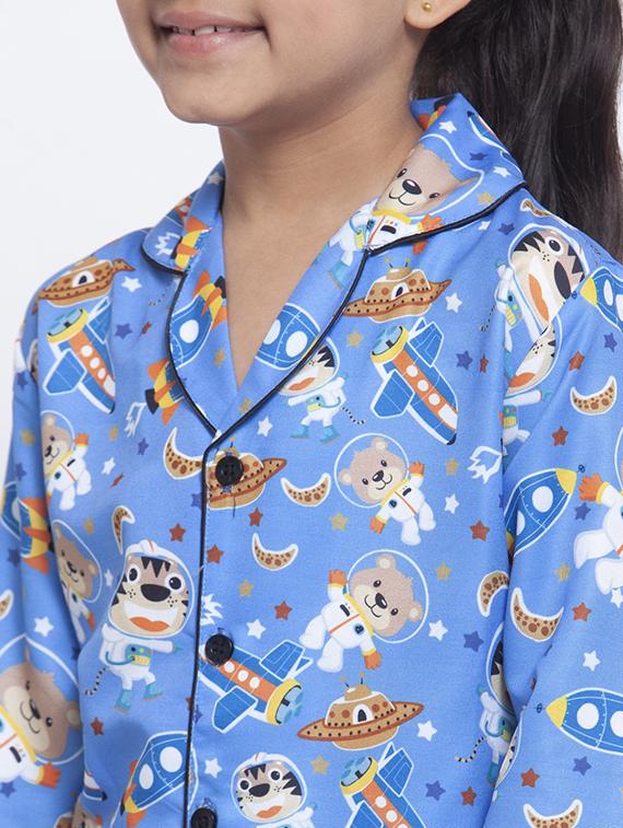 blue sleepshirts nightwear - 17551182 - Zoom Image - 4