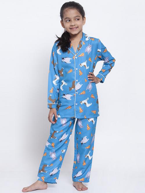black pajama set nightwear - 17551186 - Standard Image - 1