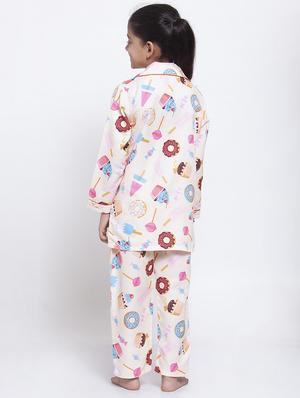 pink pajama set nightwear - 17551187 - Standard Image - 3