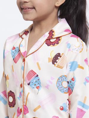 pink pajama set nightwear - 17551187 - Standard Image - 4