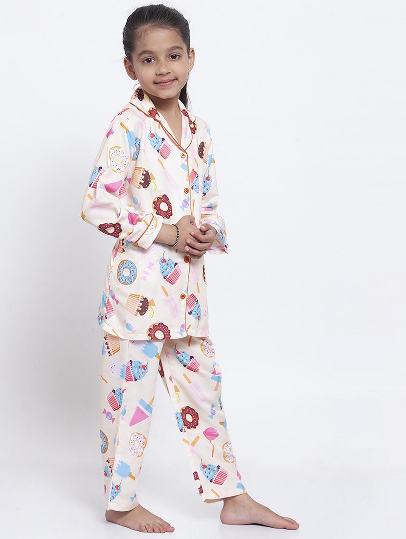 pink pajama set nightwear - 17551187 - Zoom Image - 2