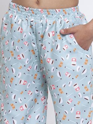 blue pajama set nightwear - 17551188 - Standard Image - 5