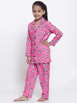 pink pajama set nightwear - 17551189 - Standard Image - 2