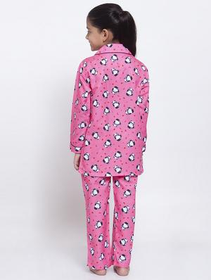 pink pajama set nightwear - 17551189 - Standard Image - 3