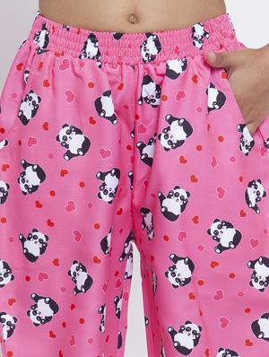 pink pajama set nightwear - 17551189 - Standard Image - 5
