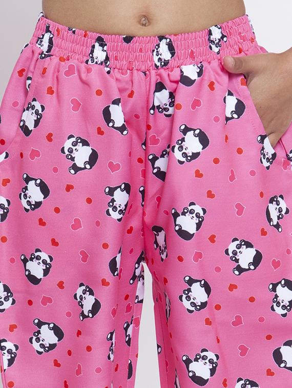 pink pajama set nightwear - 17551189 - Zoom Image - 5