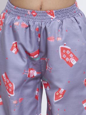 purple pajama set nightwear - 17551190 - Standard Image - 6