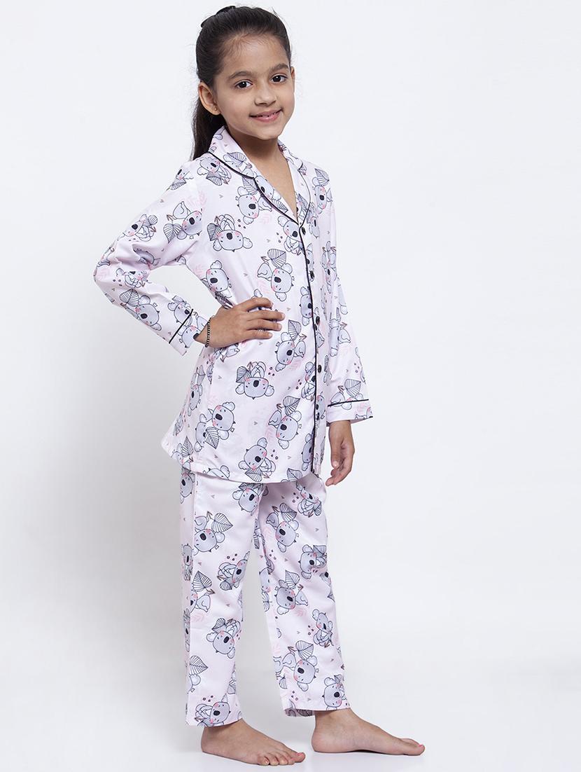 purple pajama set nightwear - 17551195 - Zoom Image - 2