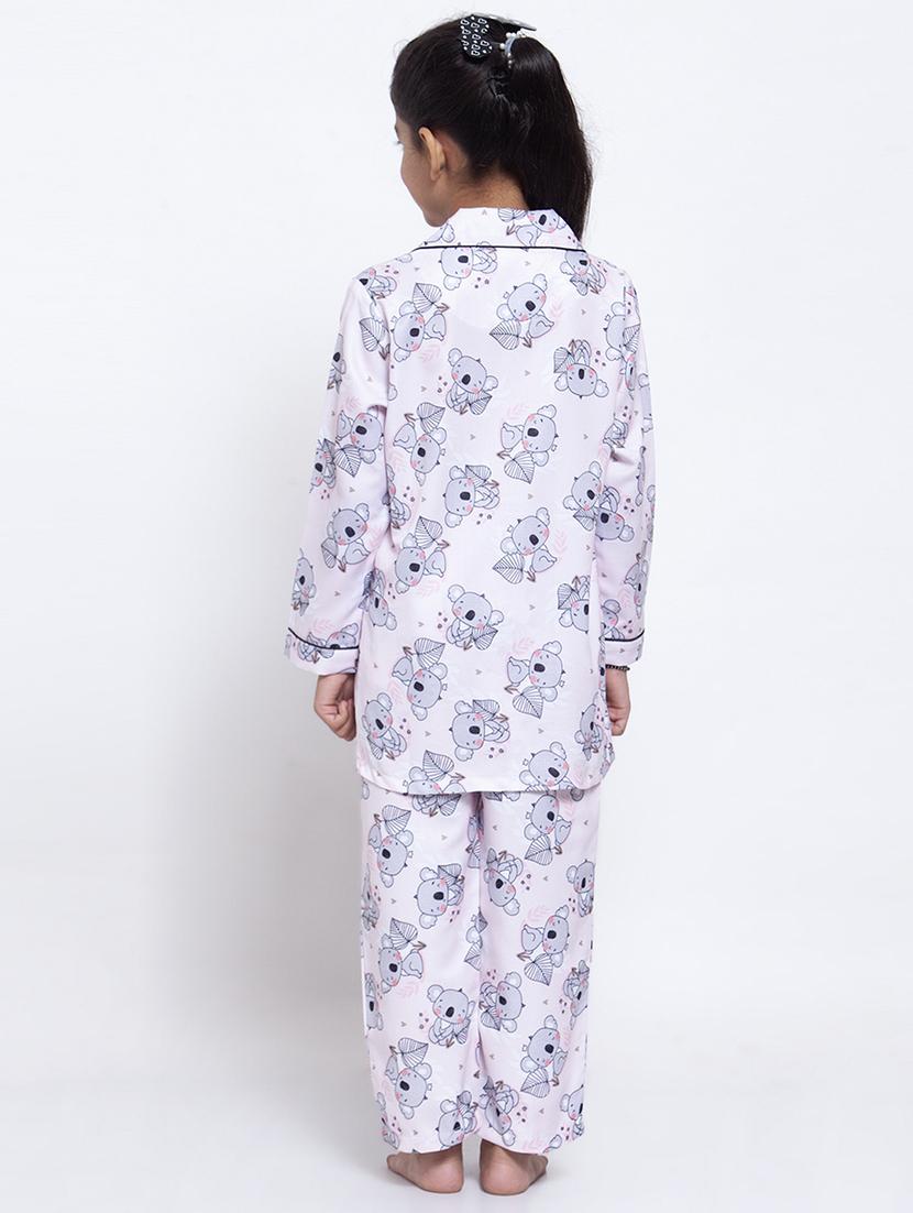purple pajama set nightwear - 17551195 - Zoom Image - 3