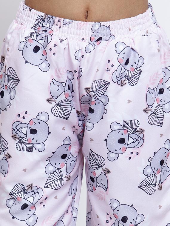 purple pajama set nightwear - 17551195 - Zoom Image - 6