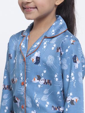 blue pajama set nightwear - 17551196 - Standard Image - 4