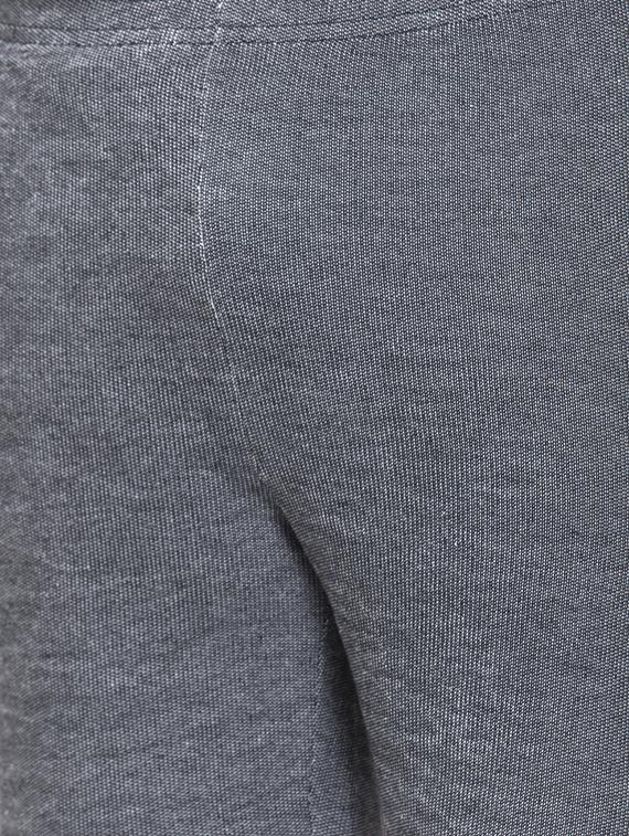 pluss grey solid bermuda shorts - 17551246 - Zoom Image - 5