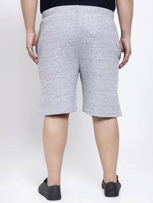 pluss grey solid bermuda short - 17551247 - Standard Image - 3