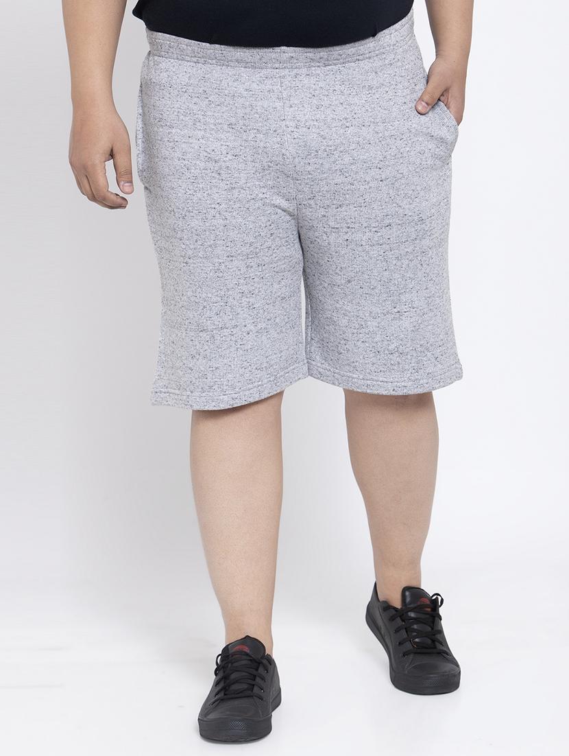 pluss grey solid bermuda short - 17551247 - Zoom Image - 1