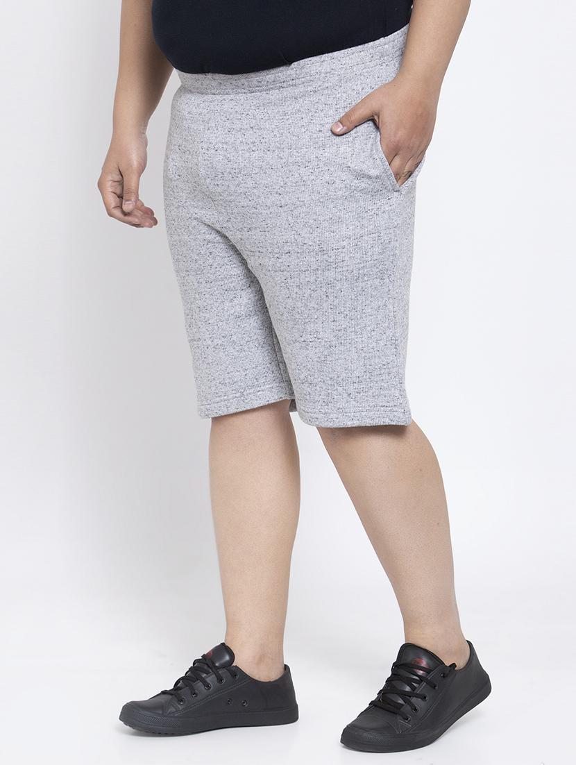 pluss grey solid bermuda short - 17551247 - Zoom Image - 2