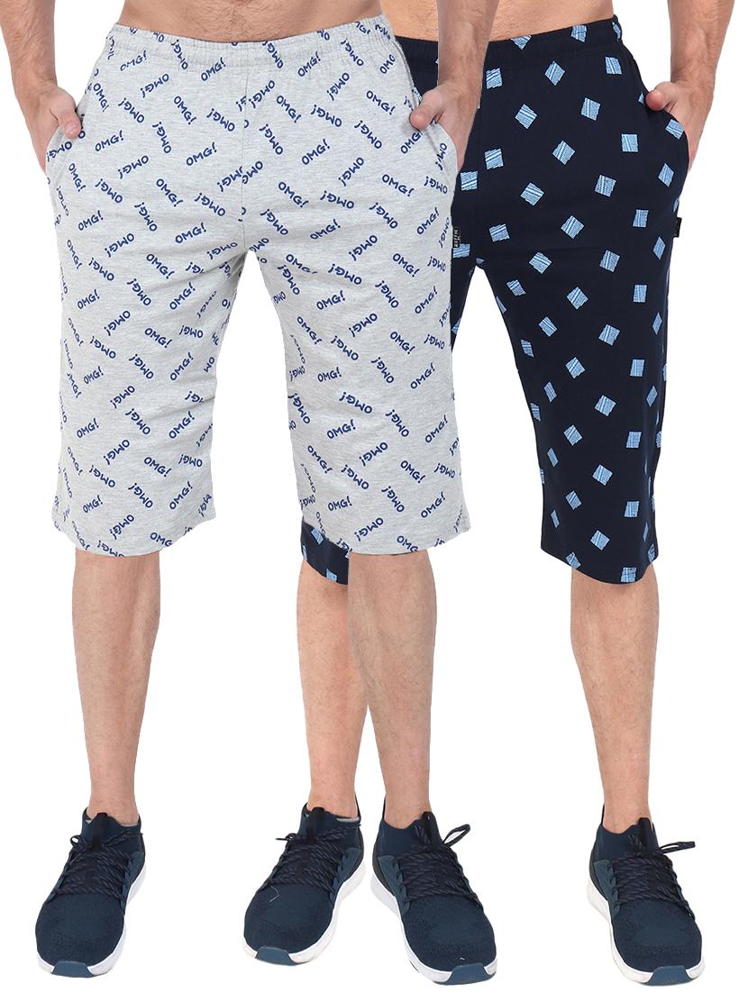 set of 2 multi colored printed three - fourths - 17551472 - Zoom Image - 1