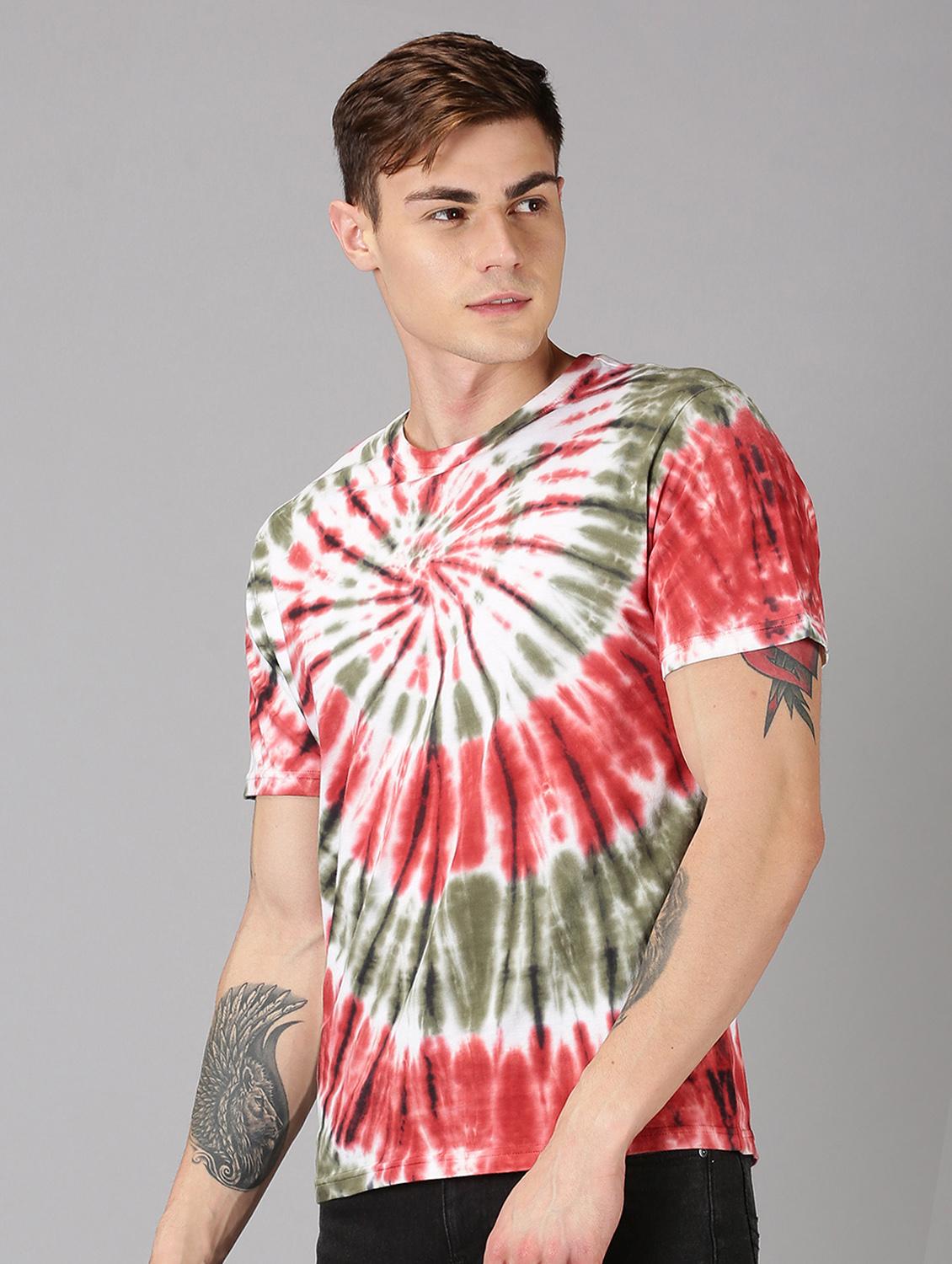 white tie & dye t-shirt - 17551731 - Zoom Image - 2