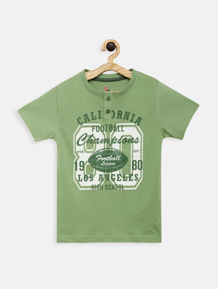 round neck printed t-shirt - 17551838 - Zoom Image - 1