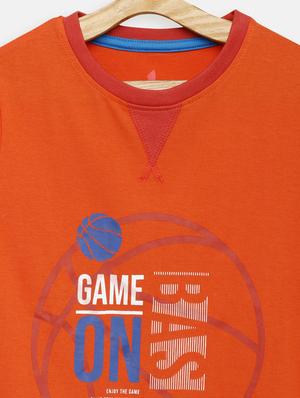 round neck printed t-shirt - 17551839 - Standard Image - 3