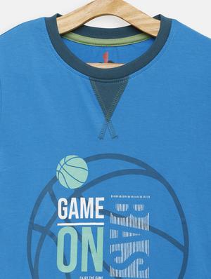 round neck printed t-shirt - 17551840 - Standard Image - 3