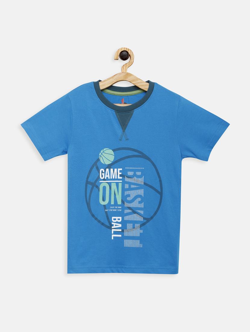 round neck printed t-shirt - 17551840 - Zoom Image - 1