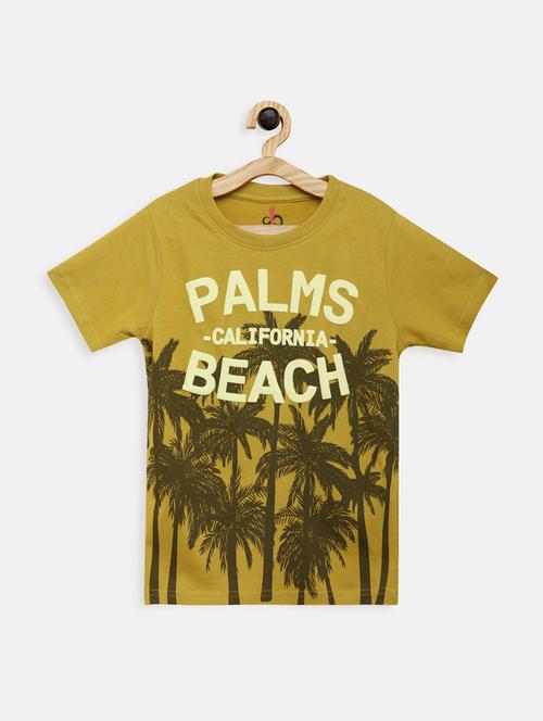 round neck printed t-shirt - 17551844 - Standard Image - 1