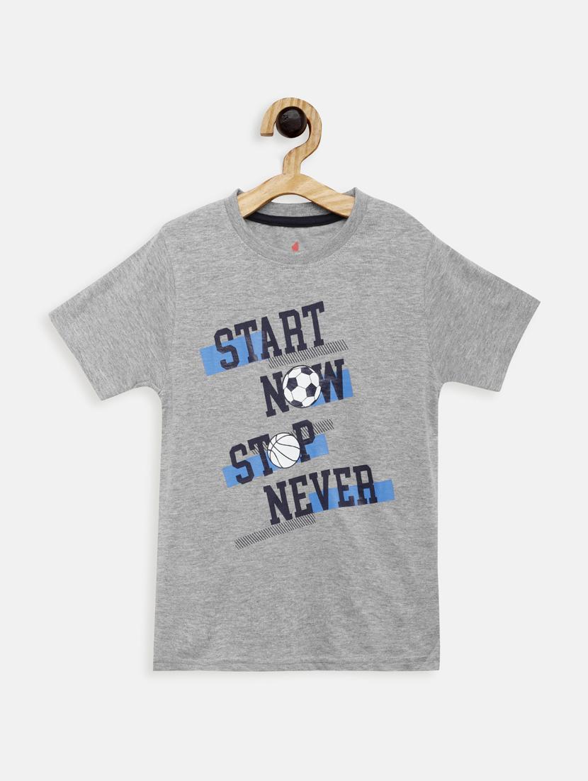 round neck printed t-shirt - 17551847 - Zoom Image - 1
