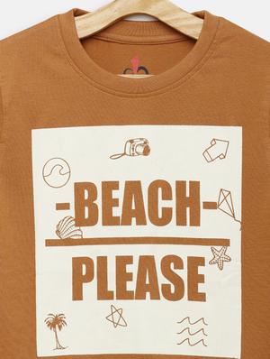 round neck printed t-shirt - 17551848 - Standard Image - 3