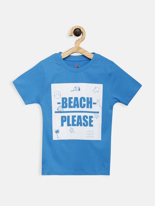 round neck printed t-shirt - 17551849 - Standard Image - 1