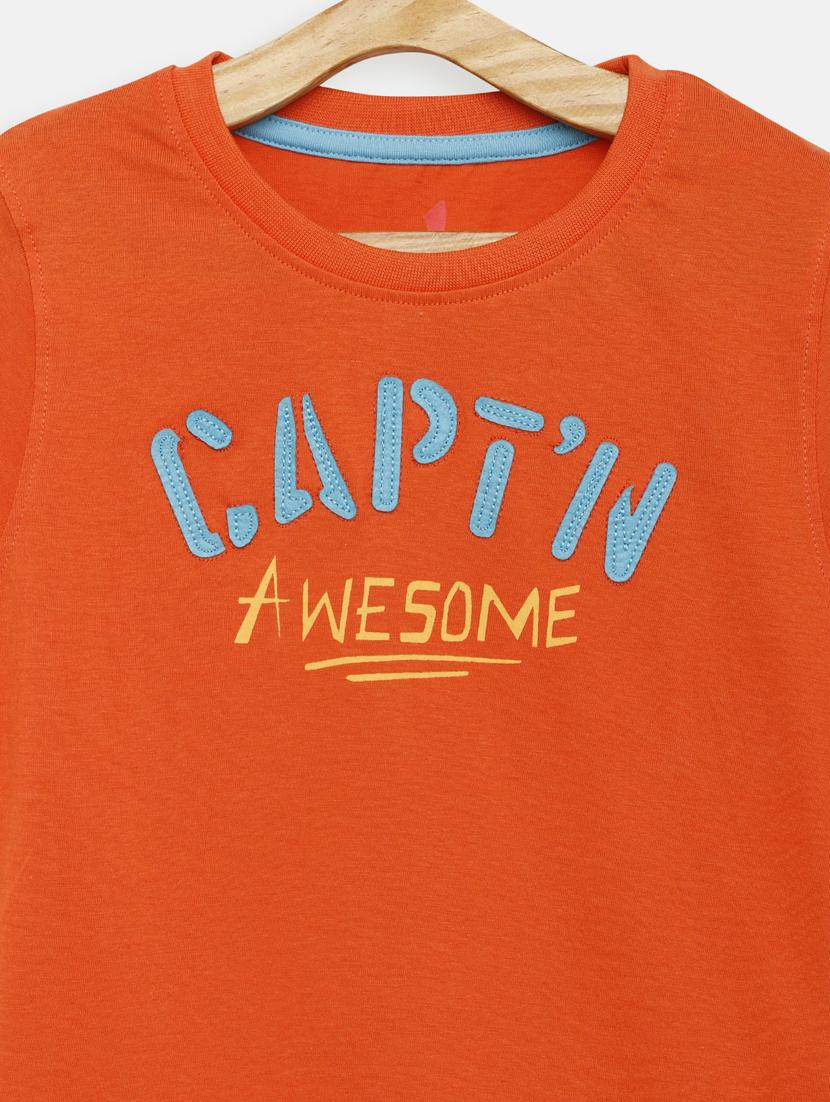 round neck printed t-shirt - 17551850 - Zoom Image - 3