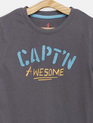 round neck printed t-shirt - 17551851 - Standard Image - 3