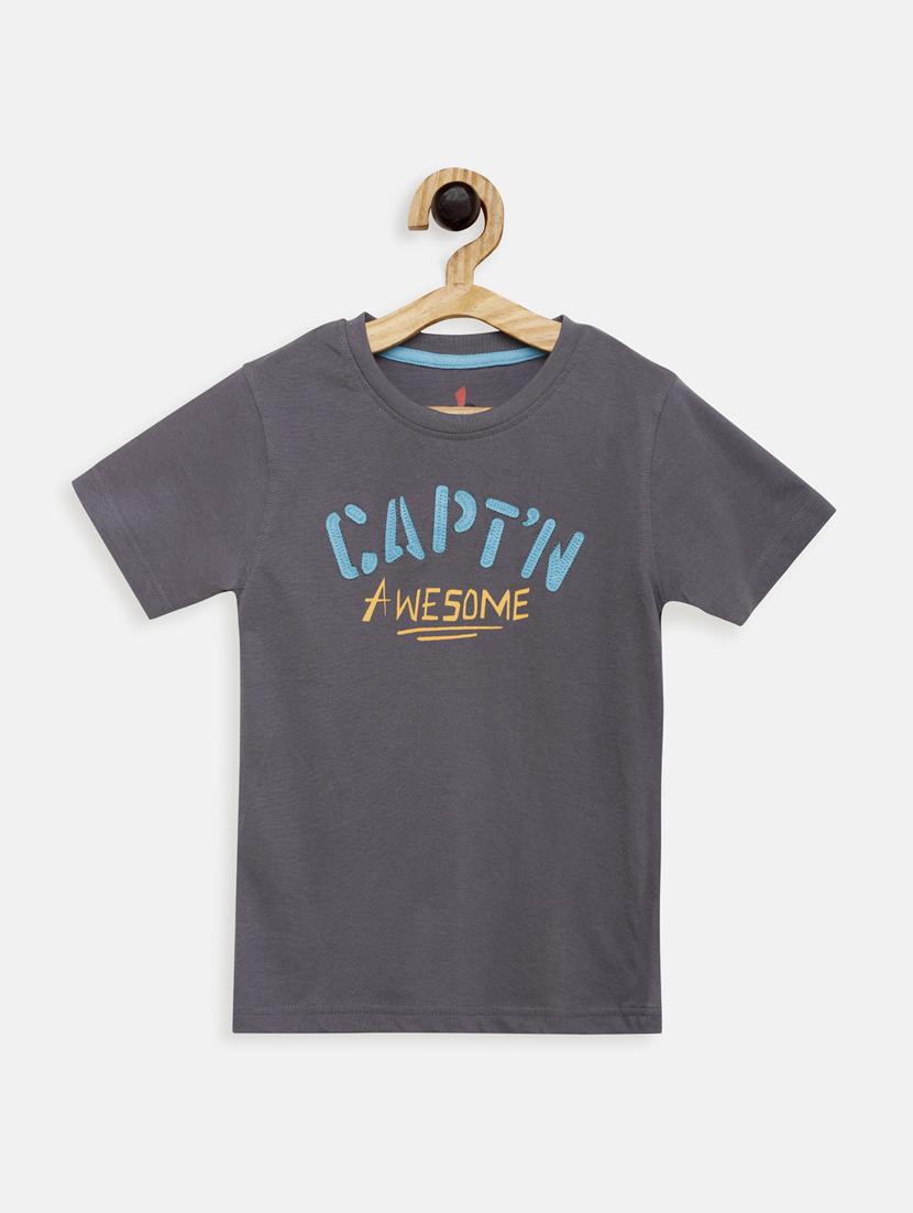 round neck printed t-shirt - 17551851 - Zoom Image - 1