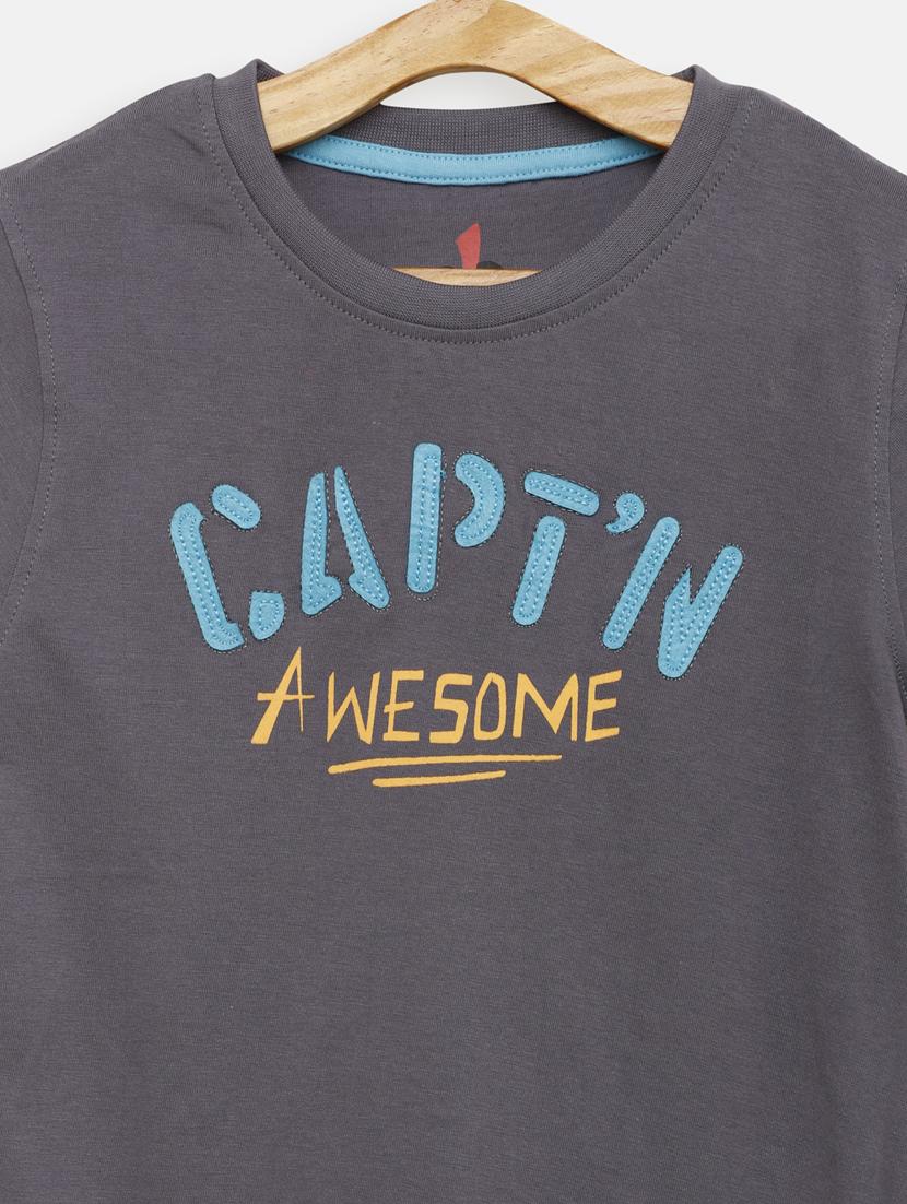 round neck printed t-shirt - 17551851 - Zoom Image - 3